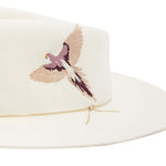 Van Palma DAKOTA off-white embroidered fedora, another view
