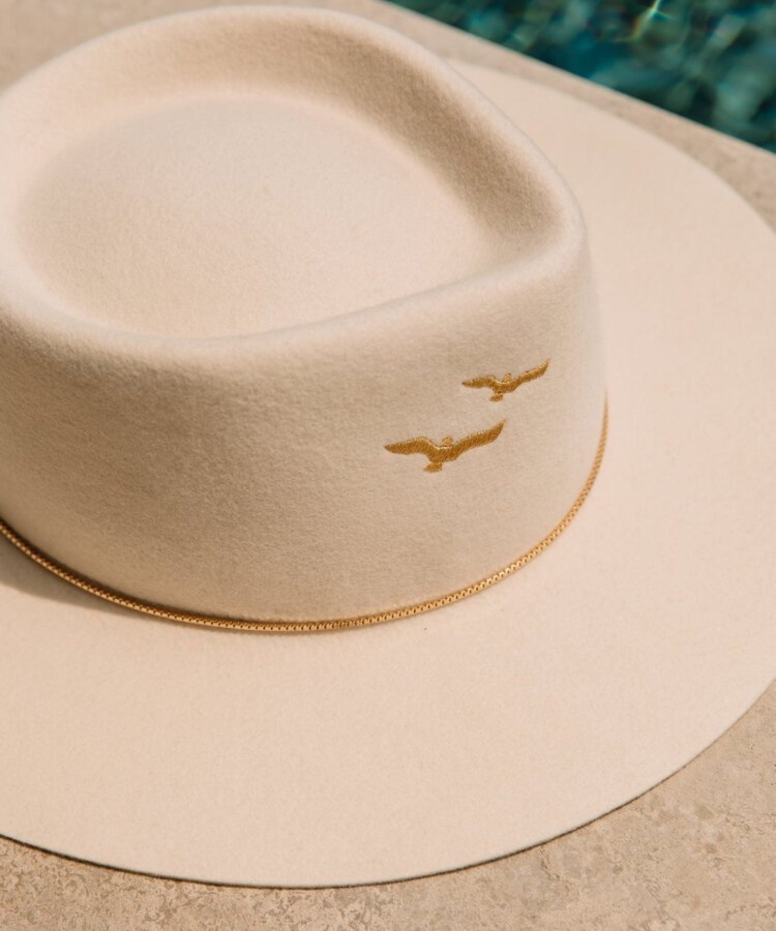 VAN PALMA - GAIA Felt Hat | Off White