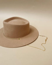 VAN PALMA - ULYSSE Bi-Chain Fedora | Beige