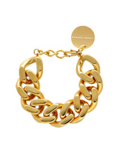 VANESSA BARONI - Flat Chain Bracelet | Gold Finish
