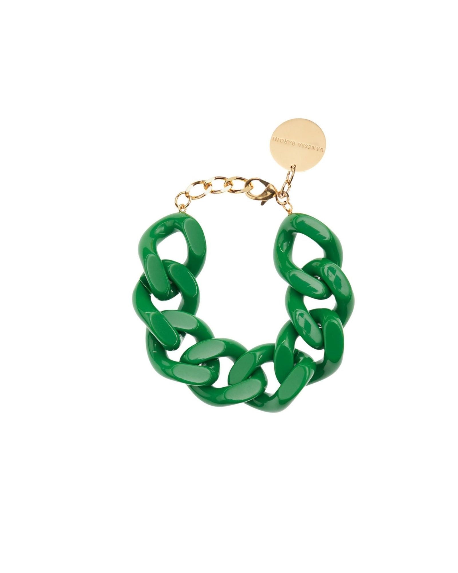 VANESSA BARONI - Great Chain Bracelet in Green