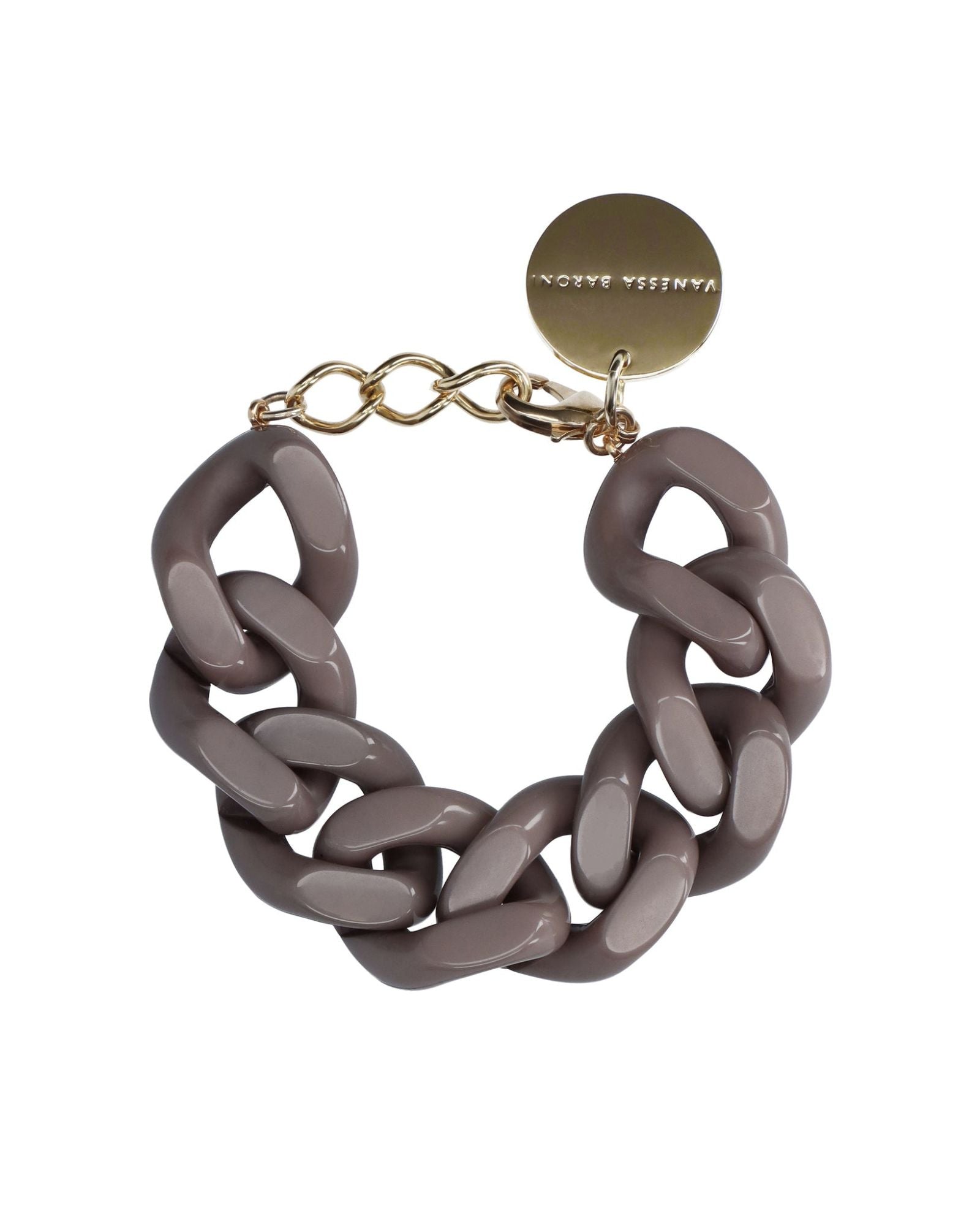 VANESSA BARONI - Great Chain Bracelet | Dark Taupe