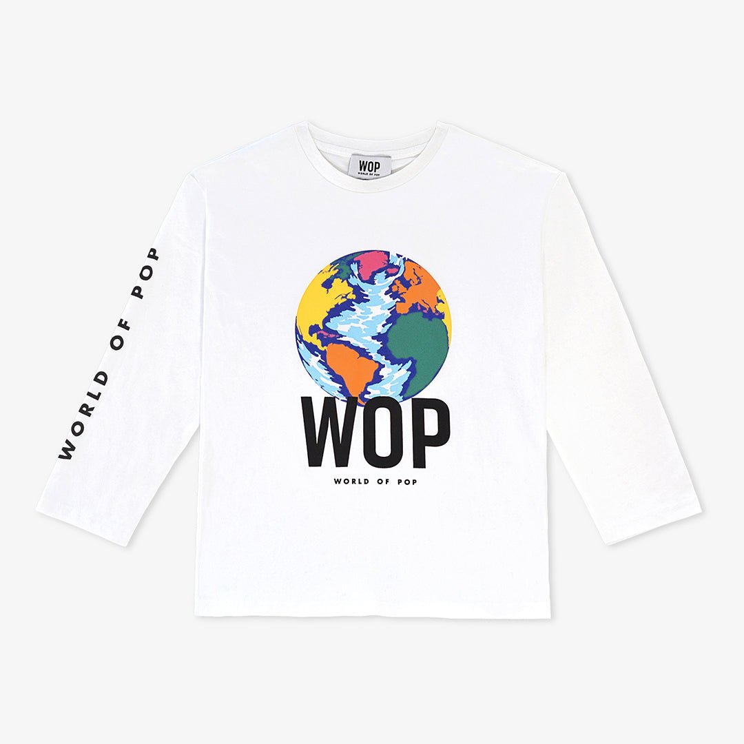 WOP - Long-sleeved T-shirt for children in organic cotton