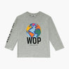 WOP - Long-sleeved T-shirt for children in organic cotton
