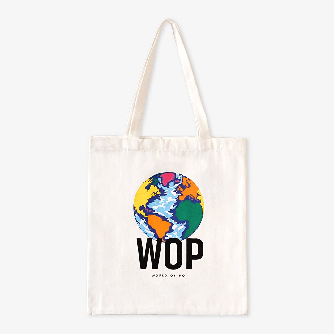 WOP - Planet printed cotton tote bag