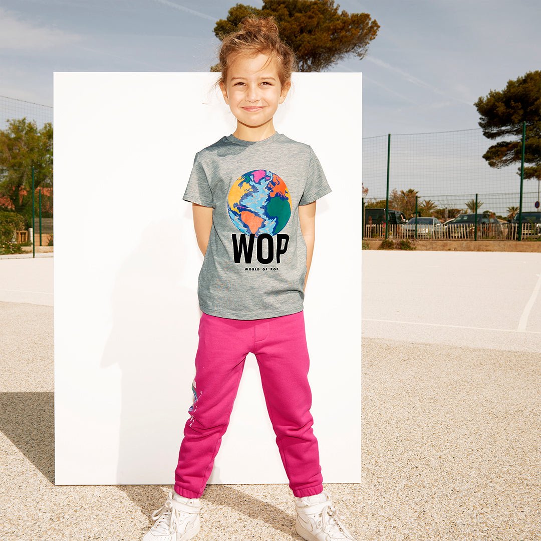 WOP - Short-sleeved T-shirt for children in organic cotton